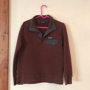 Maroon Patagonia sweatshirt
